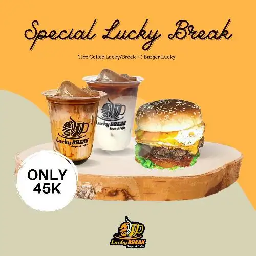 Gambar Makanan Lucky Break Burger & Coffee, Klender 3