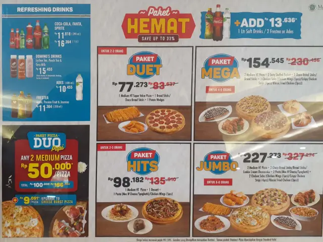 Gambar Makanan Domino's Pizza 2