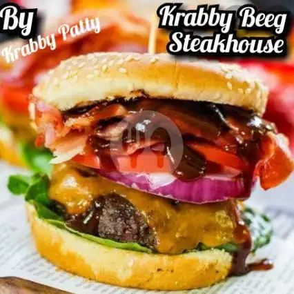 Gambar Makanan Burger Krabby Patty Original, Denpasar 5