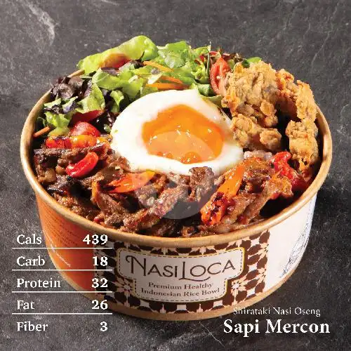 Gambar Makanan Nasi Loca Healthy Indonesia Rice Bowl - Jembatan Dua 7