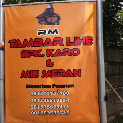 Tambar Lihe Bapak Karo dan Mie Medan