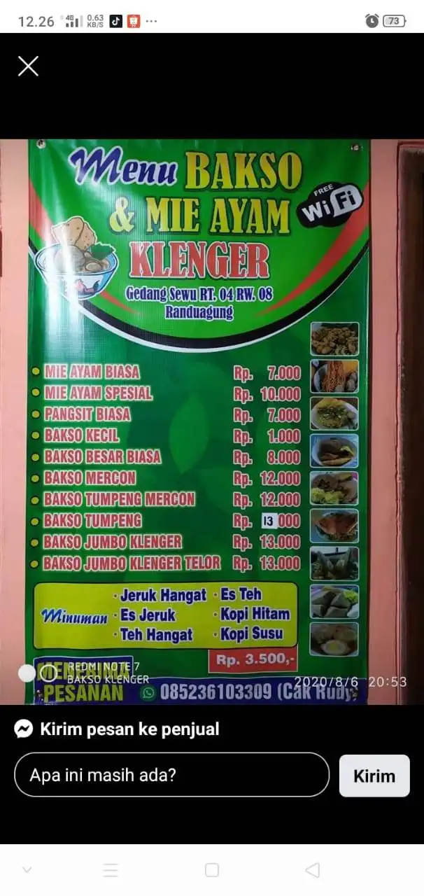 bakso klenger