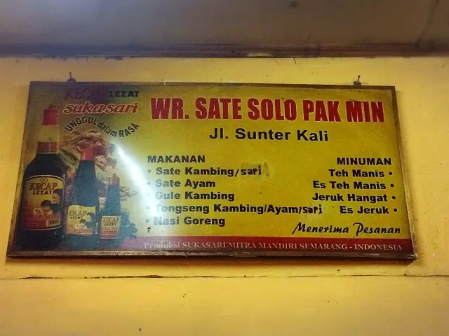 Gambar Makanan Warung Sate Solo Pak Min 2