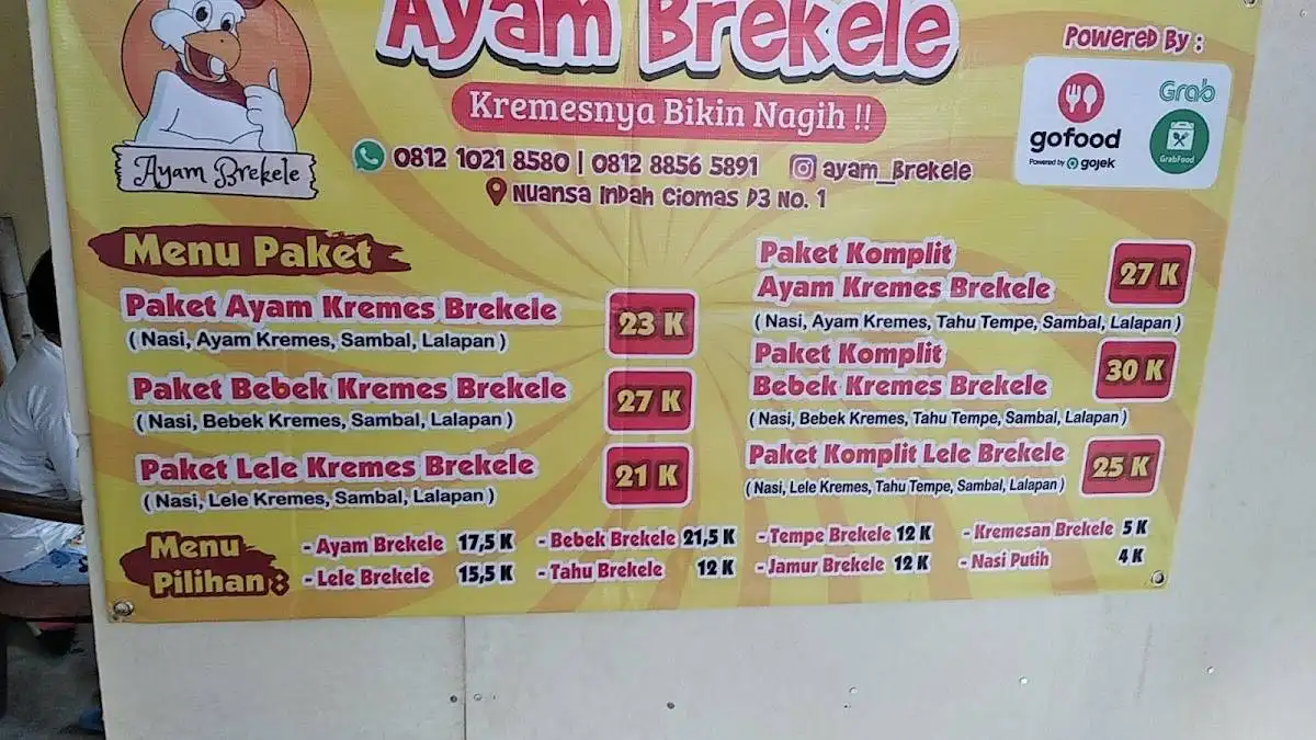 Ayam Kremes Brekele