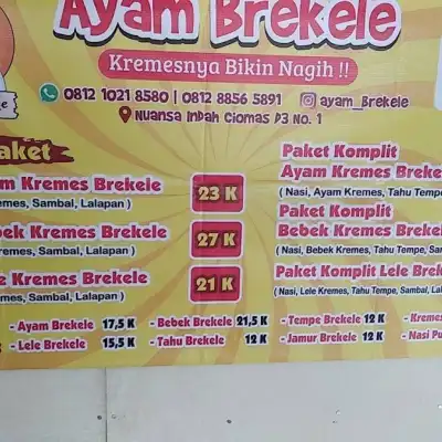 Ayam Kremes Brekele