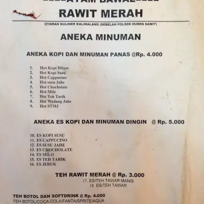 Ayam Bawal Rawit Merah