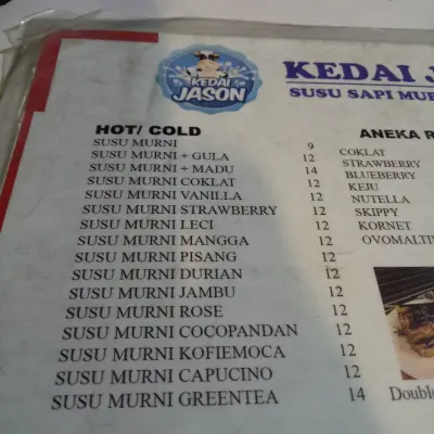 Kedai Susu Murni Jason