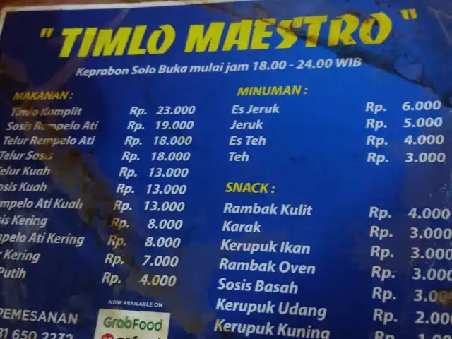 Timlo Maestro