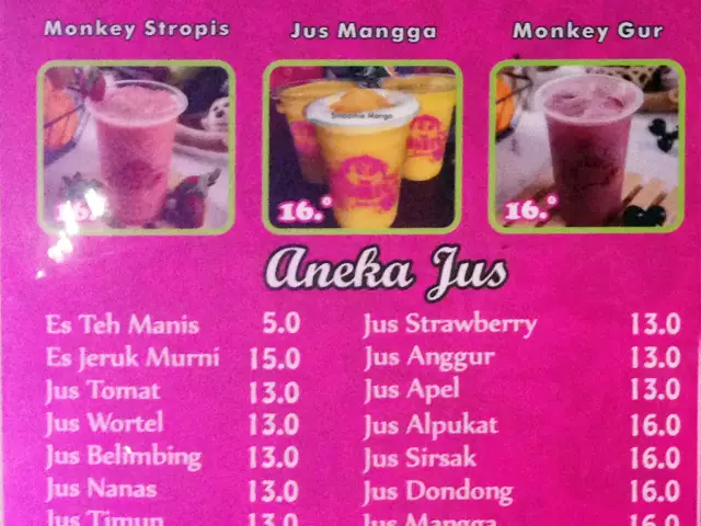 Gambar Makanan Monkey Juice 2