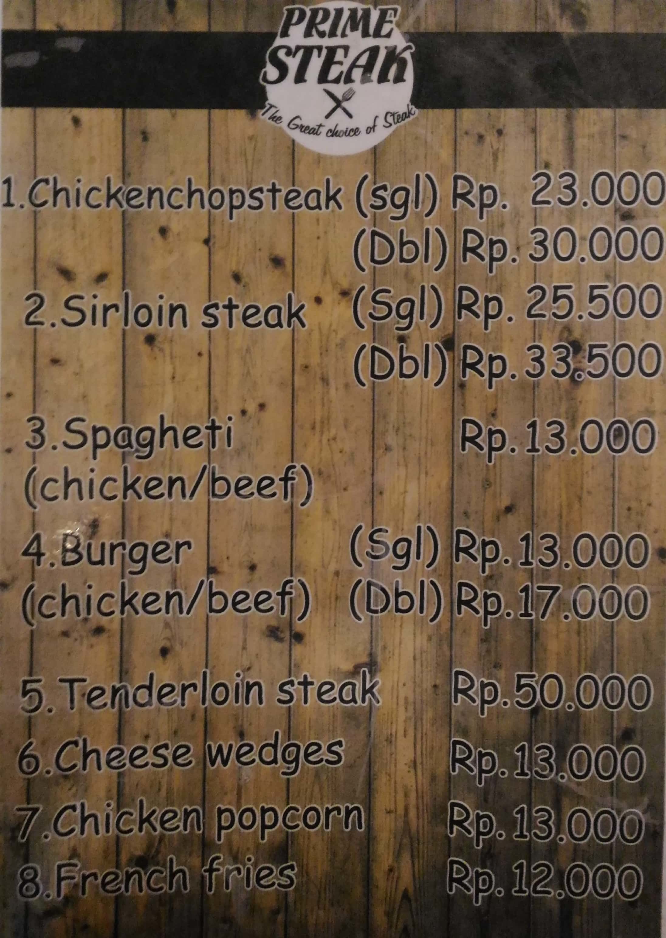 Prime Steak terdekat - Restoran dan Tempat Makan Barat terdekat di Jakarta