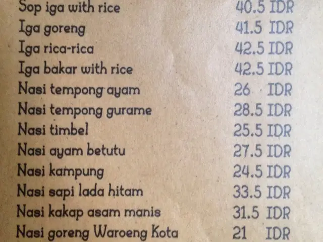 Gambar Makanan Warung Kota 9