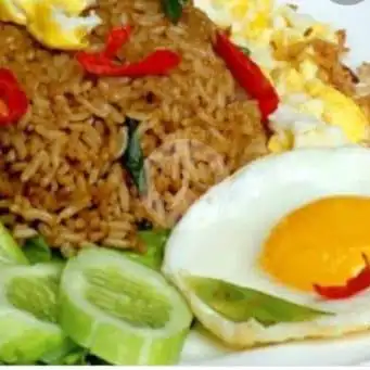 Gambar Makanan Nasi Goreng Cobek Sambal Lalapan 1