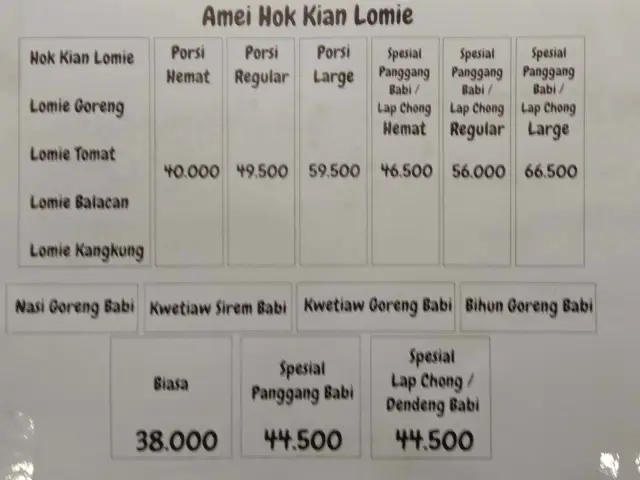 Gambar Makanan Amei Hokkian Lomie 1