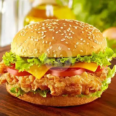 Gambar Makanan Burger Patty and Drink, Lapangan Amor 12
