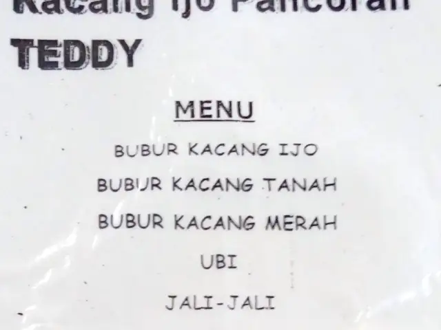 Gambar Makanan KacangIjoPancoranTeddy 6