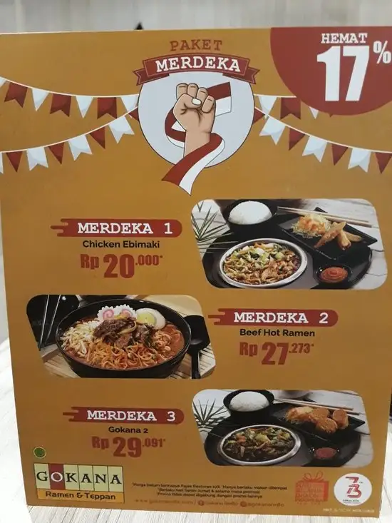 Gambar Makanan Gokana Ramen & Teppan 14