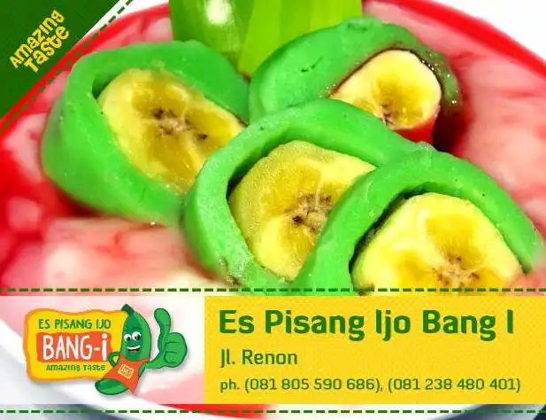 Es Pisang Ijo Bang i