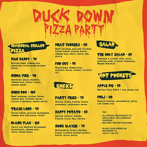Gambar Makanan Duck Down Pizza Party 3