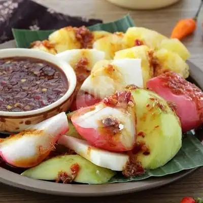 Gambar Makanan Rujak Bangkok Maknyos, Bambu 6