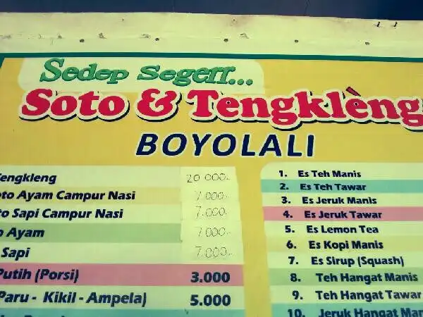 Gambar Makanan Soto Tengkleng Boyolali 1