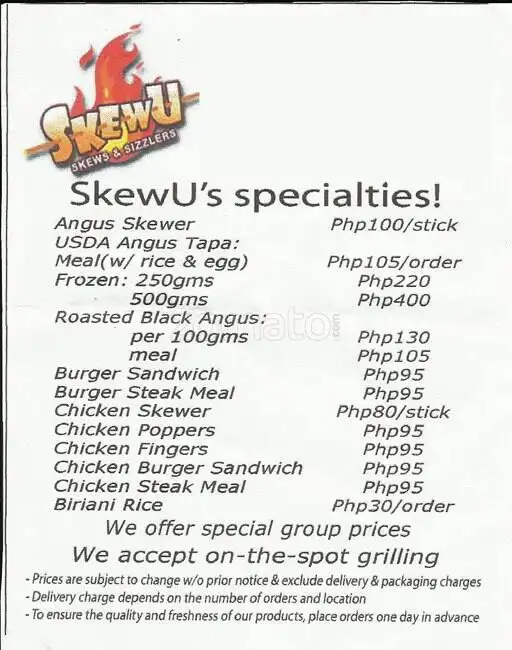 SkewU Food Photo 1