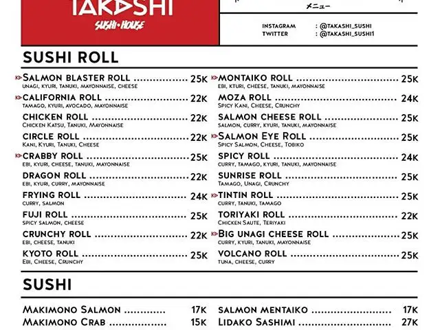 Gambar Makanan Takashi Sushi 5