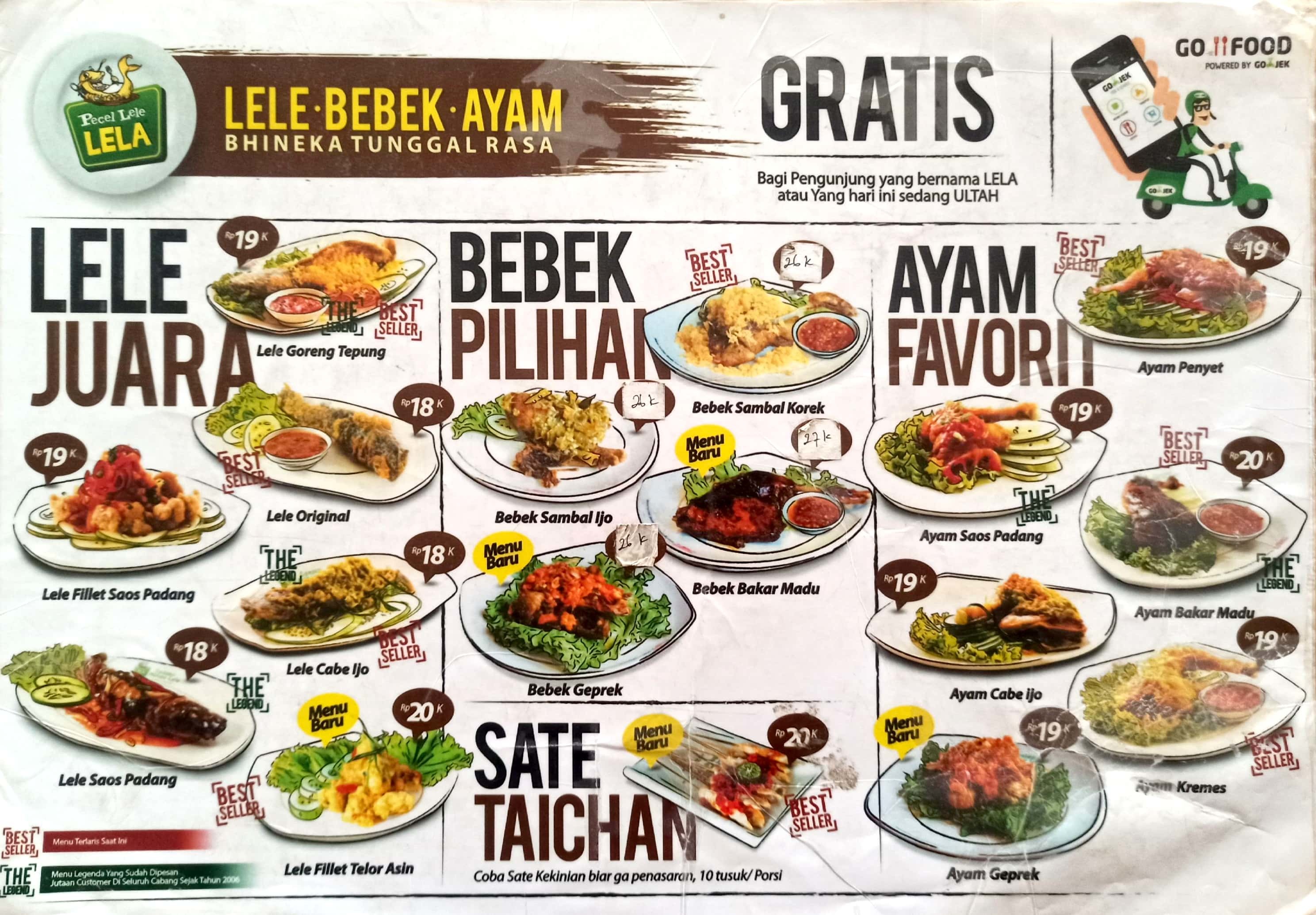 Harga Menu Pecel Lele Lela Terbaru 2022 2023 Di Bogorbogor 7204