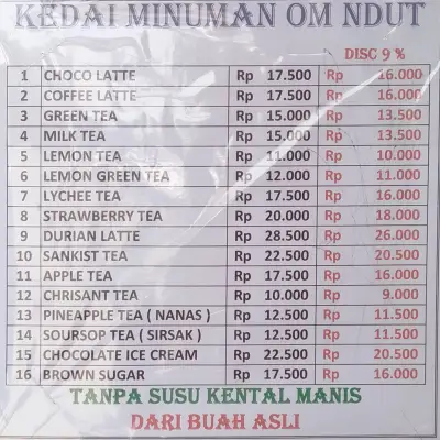 Kedai Minuman Om Ndut