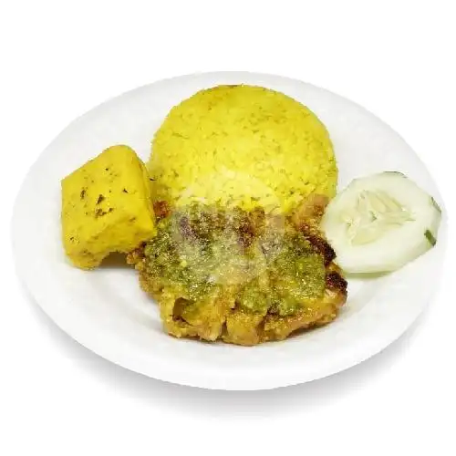 Gambar Makanan Geprek Nasi Kuning Bu Yanah, Merjosari 1