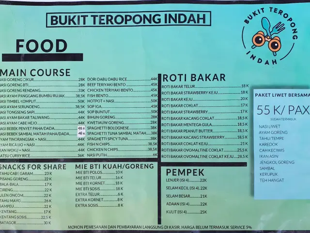 Gambar Makanan Bukit Teropong Indah 1