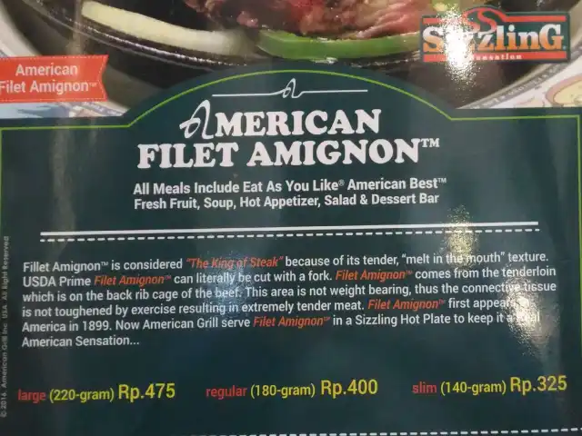 Gambar Makanan American Grill 1