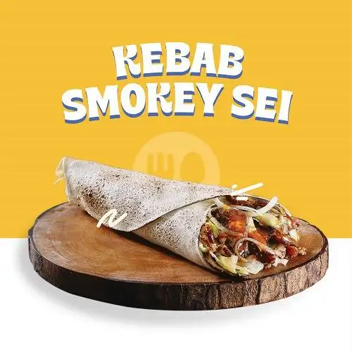 Gambar Makanan Kebab Container by Baba Rafi, SPBU Ngagel 14