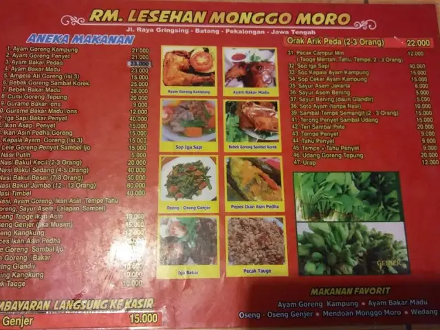 Gambar Makanan RM Monggo Moro 3