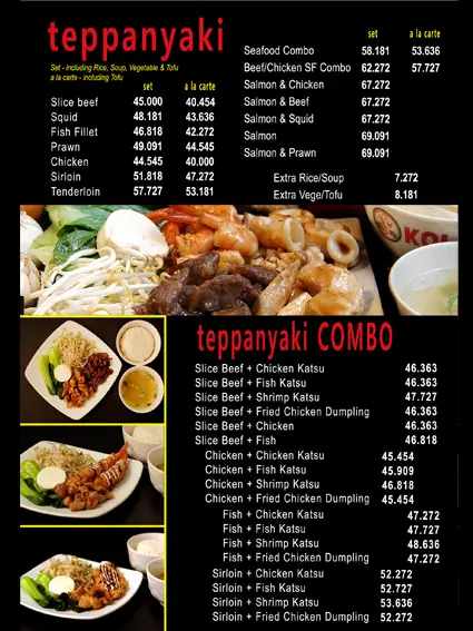 Gambar Makanan Koi Teppanyaki 1