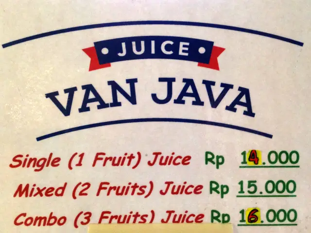 Gambar Makanan Juice Van Java 1