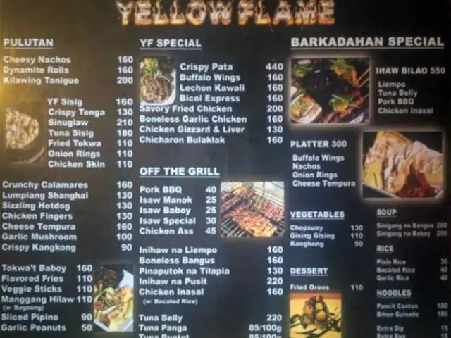Yellow Flame Bar & Grill Food Photo 1