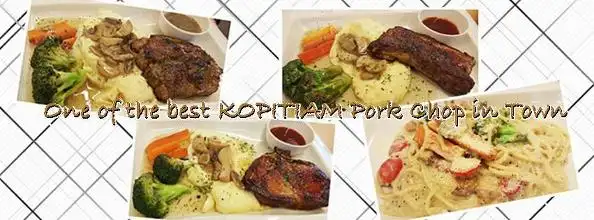 KT Pork, Chicken Chops & Pasta