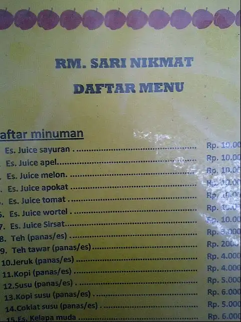 Rumah Makan Sari Nikmat