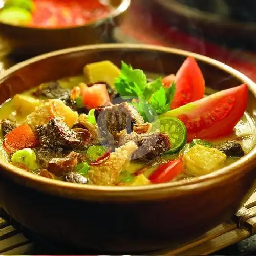 Gambar Makanan Soto bang jhon (soto daging, ranjau, aneka sosis & minuman omben), Sunter 4