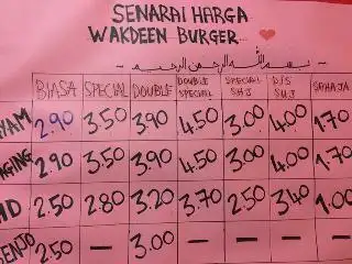 Wak Deen Burger