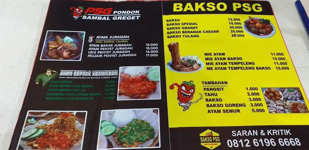 Bakso PSG, Batu Aji