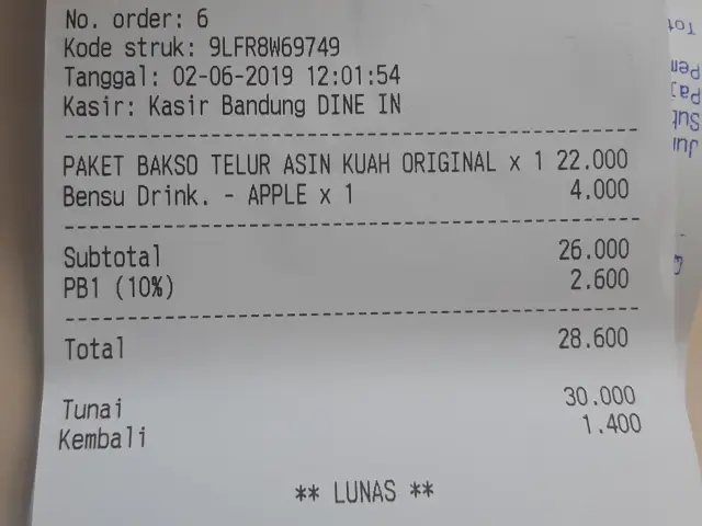 Gambar Makanan Bensu Bakso 14