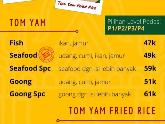 Gambar Makanan Papa Tom Yam 1