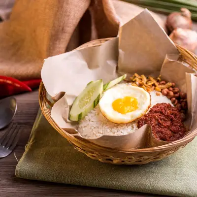 Nasi Lemak Viral TIKAM BATU