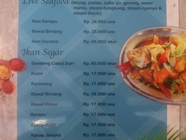 Gambar Makanan Sawarna Seafood & Ikan Bakar 1