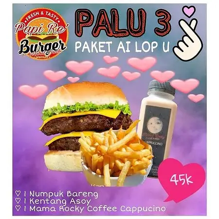 Gambar Makanan Papi Re Burger @ Viola Residence 4