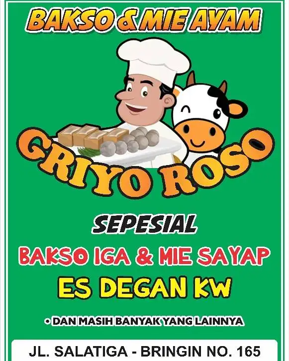 Gambar Makanan Bakso dan Mie Ayam Griyo Roso 1