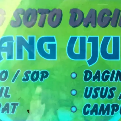 Soto Daging Sapi Mang Ujun