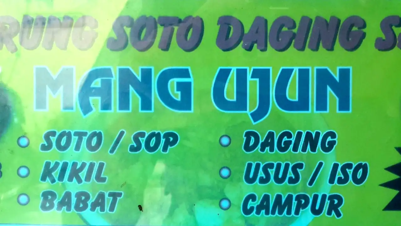 Soto Daging Sapi Mang Ujun