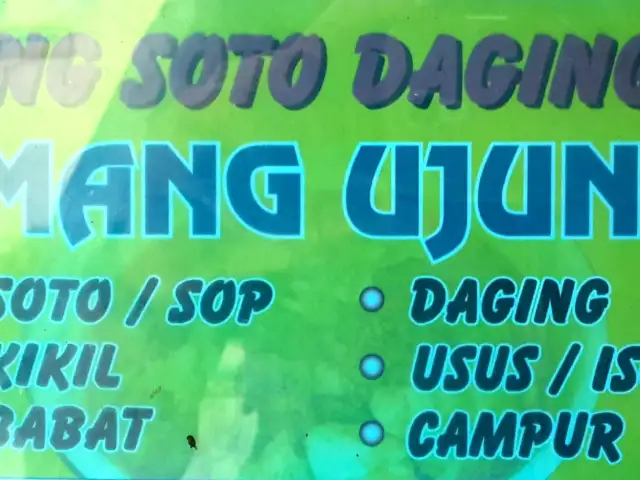 Soto Daging Sapi Mang Ujun